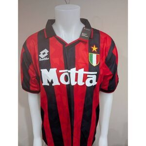 BNWT Lotto retro ac milan‎ jersey
